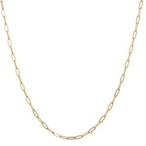 18K Gold Plated Stainless Steel Chain Necklace